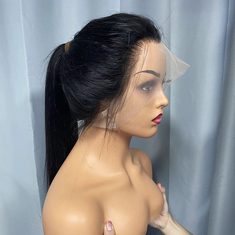 Factory Hot Selling High Density Full Lace Human Hair Wig Natural Hair Wig For Black Women