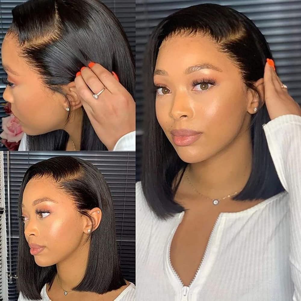 Vietnamese Raw Hair Bone Straight Wigs Glueless Straight Bob Human Hair Wigs 4x4 Lace Closure Vietnamese Raw Hair Bob Wigs