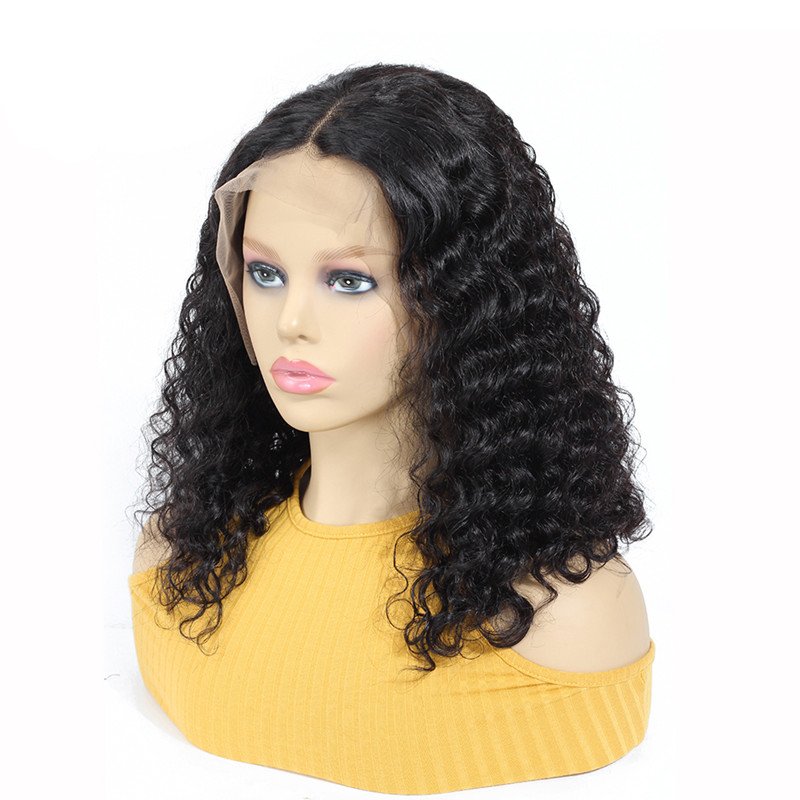 High Quality Wholesale Price Unprocessed Human Hair Wigs Wave 13x6 HD Lace Front Wig for Black Natural Women 1 Piece Long