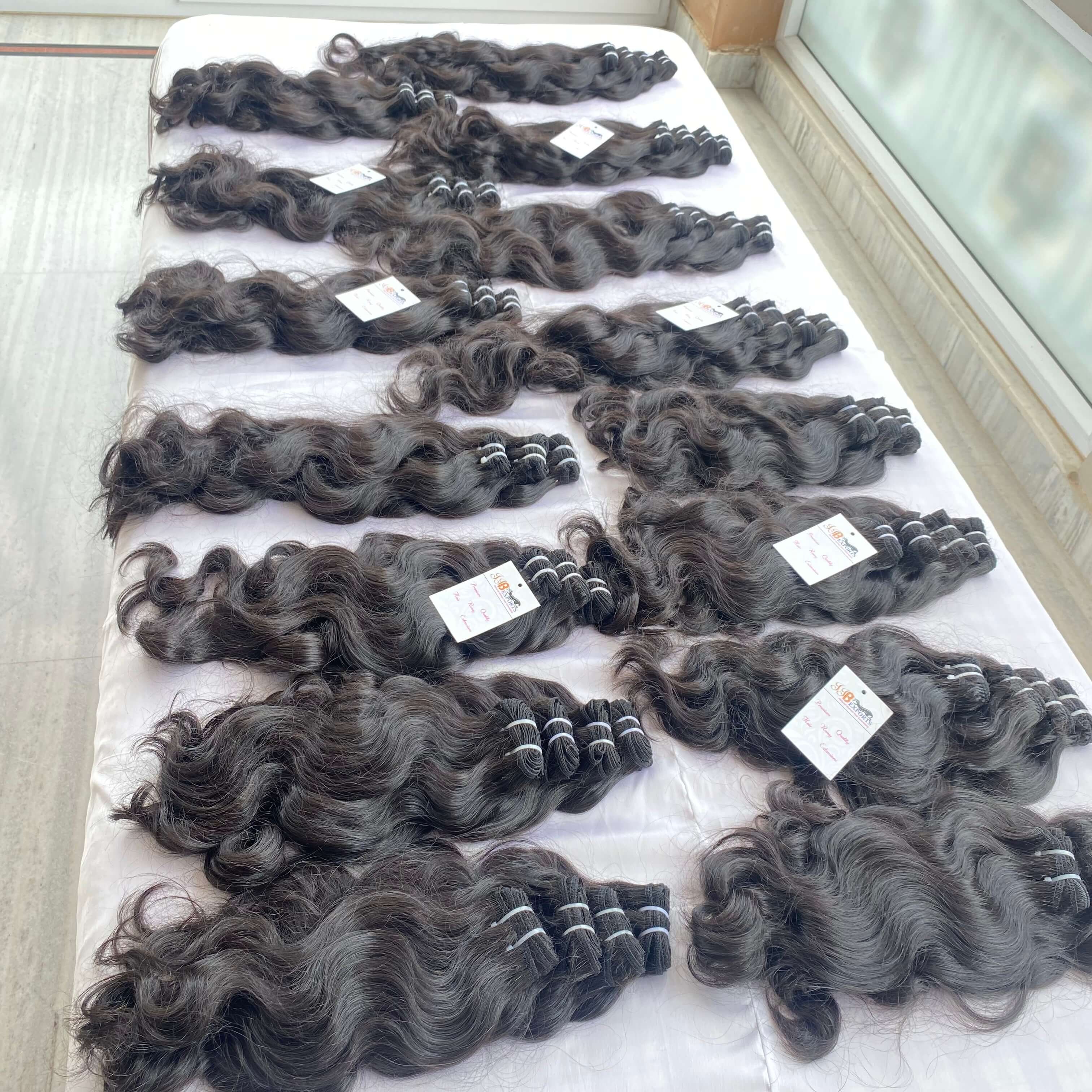 Premium Hair Bundle Raw Virgin unprocessed weft Hair,Human Hair Weave raw Bundle,Wholesale 10A Mink Virgin Russian Hair Vendor