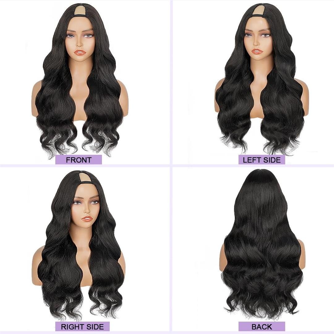40 inch V Part Wigs Human Hair Raw Vietnamese Bone Straight Natural Human Hair Wig Wholesale Glueless Lace Front Wigs Human Hair