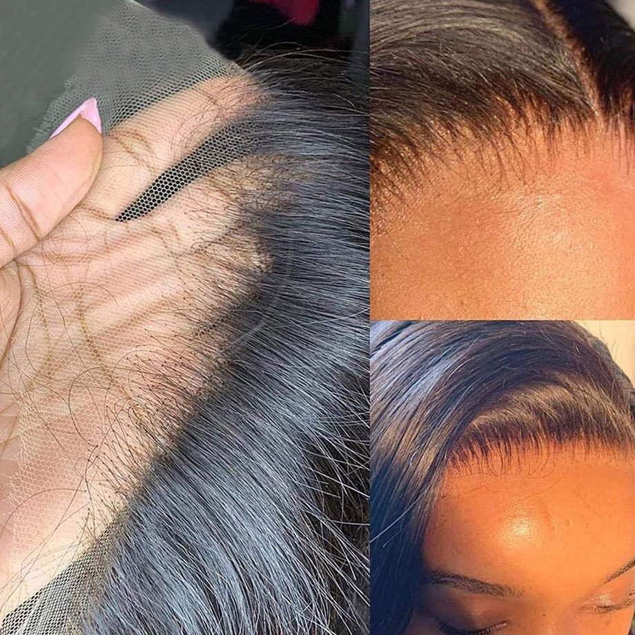 Straight Human Hair 360 Lace Frontal Wig Hd Transparent Lace Frontal Wigs Remy Brazilian Human Hair Wigs for Black Women