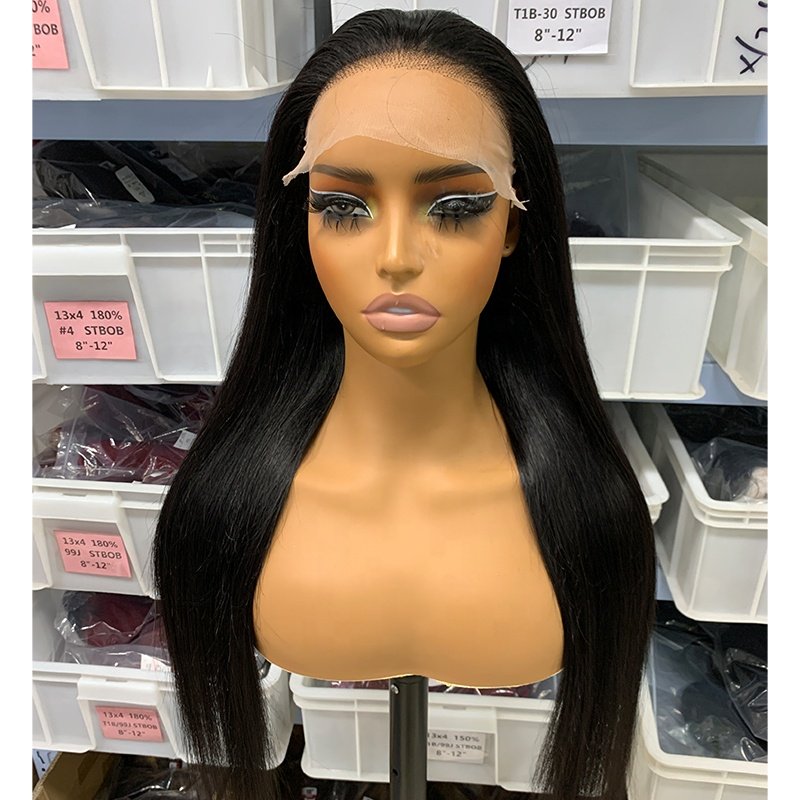 New Fashion 4x6 Glueless Wigs Human Hair Pre Plucked Wear and Go Raw Virgin Natural Lace Front Human Hair Wigs for Black Women