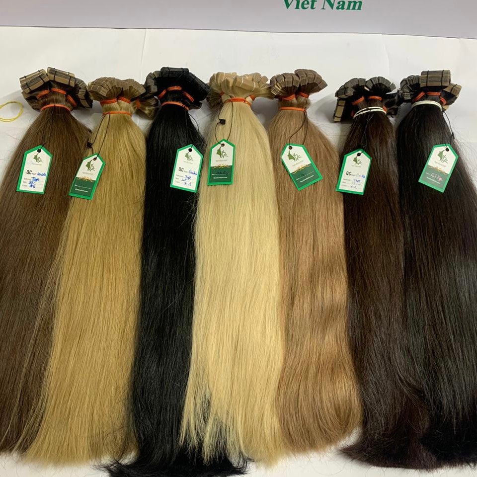 Tape in Real hair 100% Vietnamese Human Hair Extensions Tape In hair bundles manufacturer price