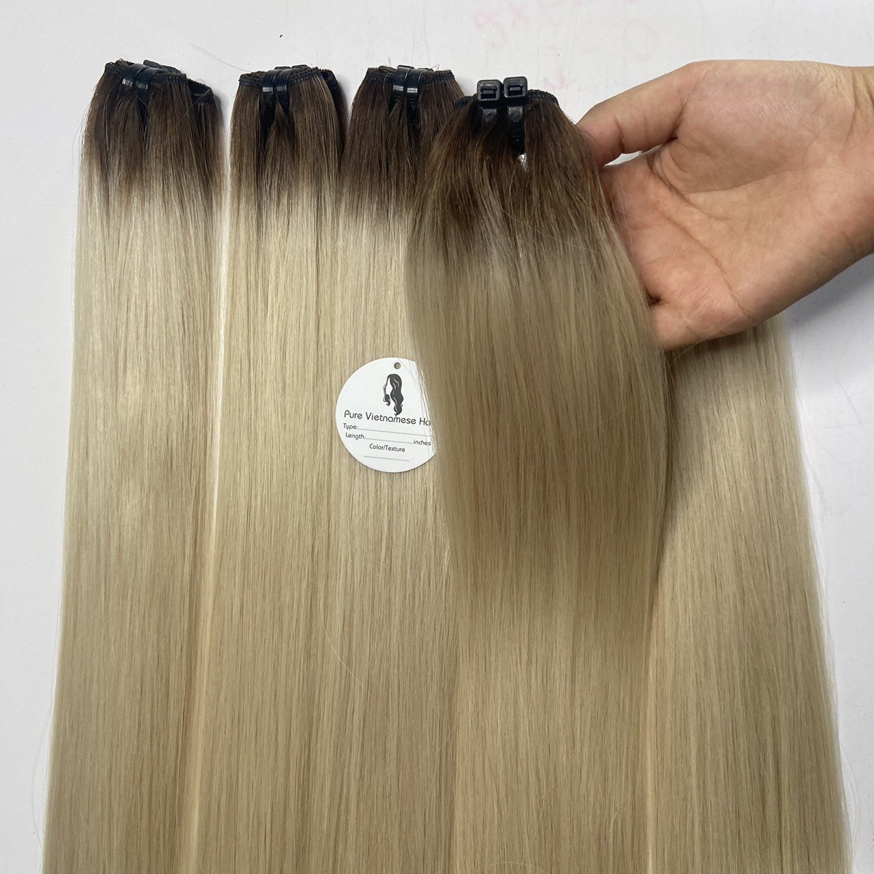 100% Unprocessed Raw Indian & Vietnamese Human Hair Bundle 30 Inches Stretched Length Curl Wave Styles Quality Extension Product
