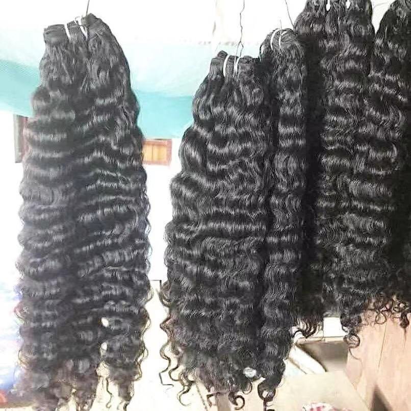 Full swiss transparent hd lace human hair wig lose wave raw indian bundles and closure set