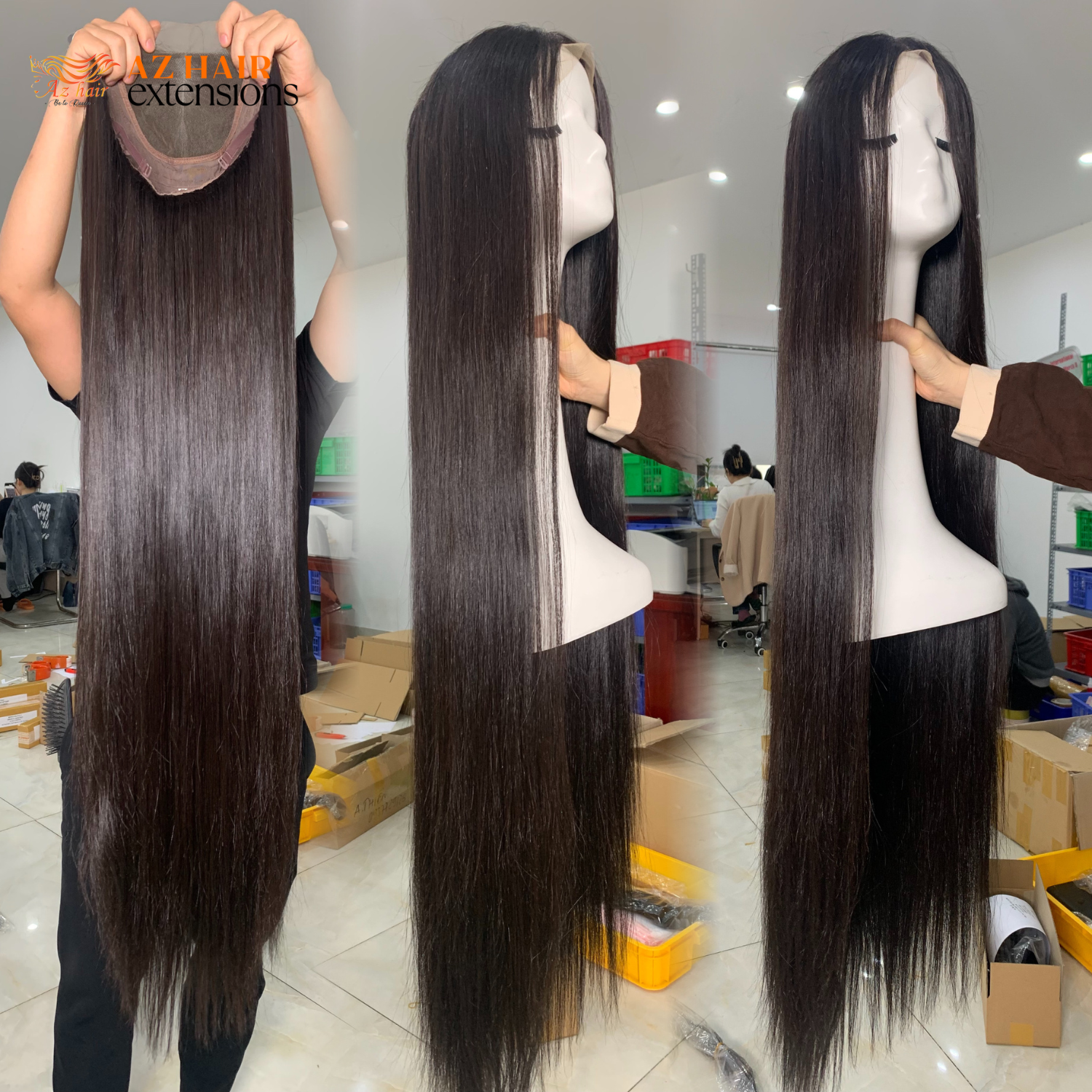 Best Selling Raw Vietnamese Hair Extensions 100% Human Hair Wigs HD Lace Frontal Closure Cheap Price