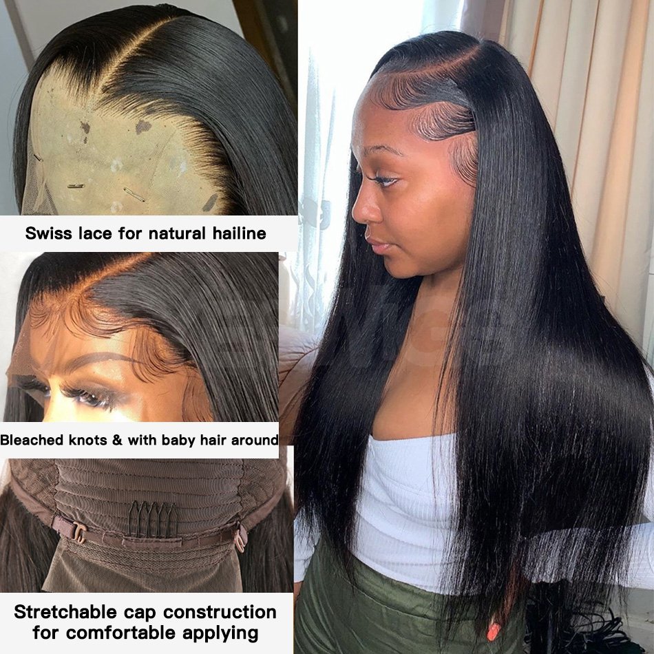 Yeswigs Full Lace Human Hair Wig Human Hair Lace Front Brazilian Hair Extensions & Wigs Hd Lace Frontal Wigs For Black Women