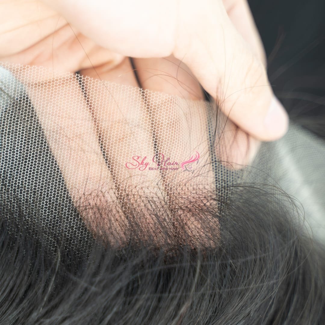 100 % raw Wholesale 13x6 13x4 HD Lace Frontal, Thin HD Lace Frontal Closure, Raw Burmese Curly Human Hair from Sky Hair Instock