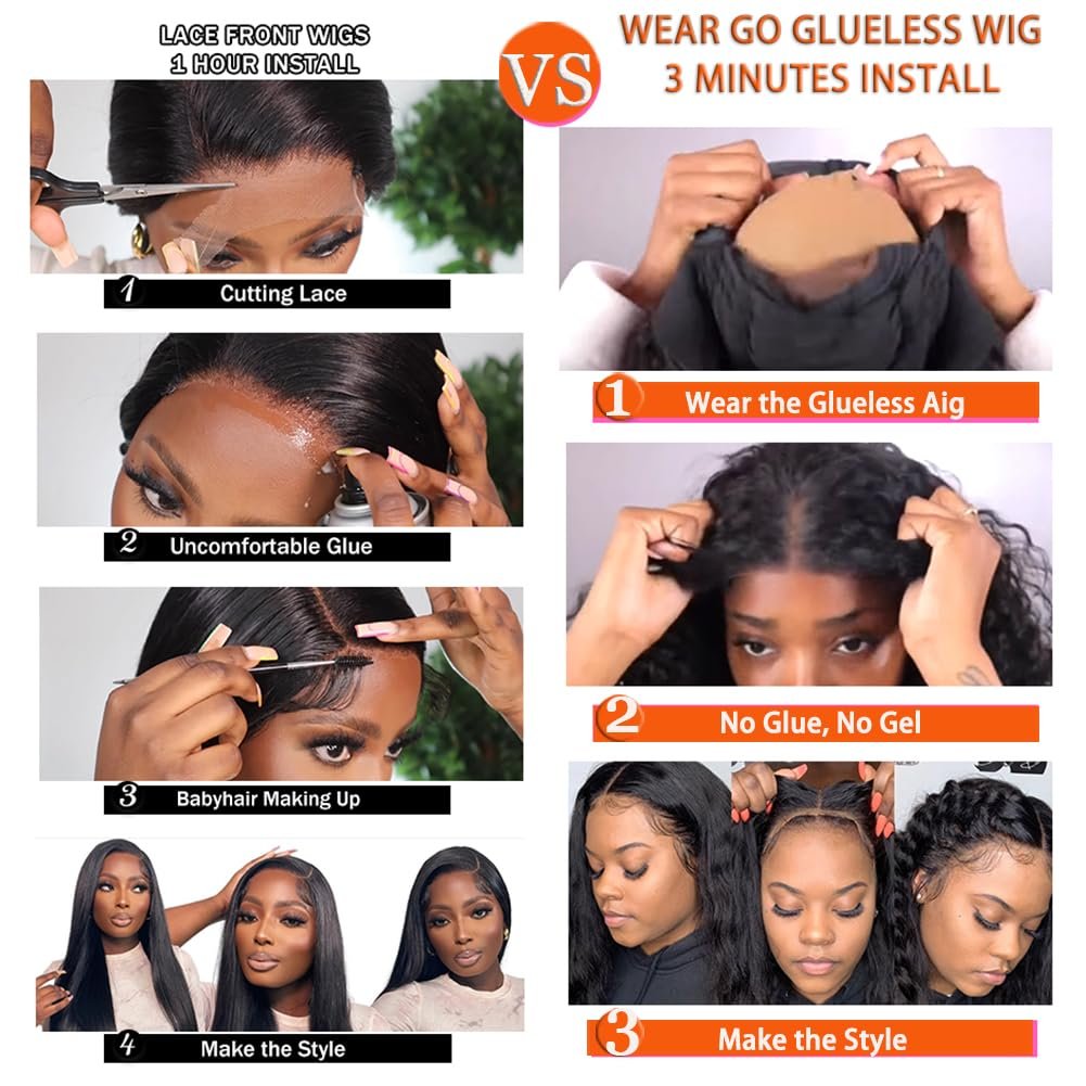 Wholesale Price Wear And Go Pre Plucked Deep Curly Human Hair Wigs Glueless Cuticle Aligned Lace Frontal Wigs 6x4 For Women