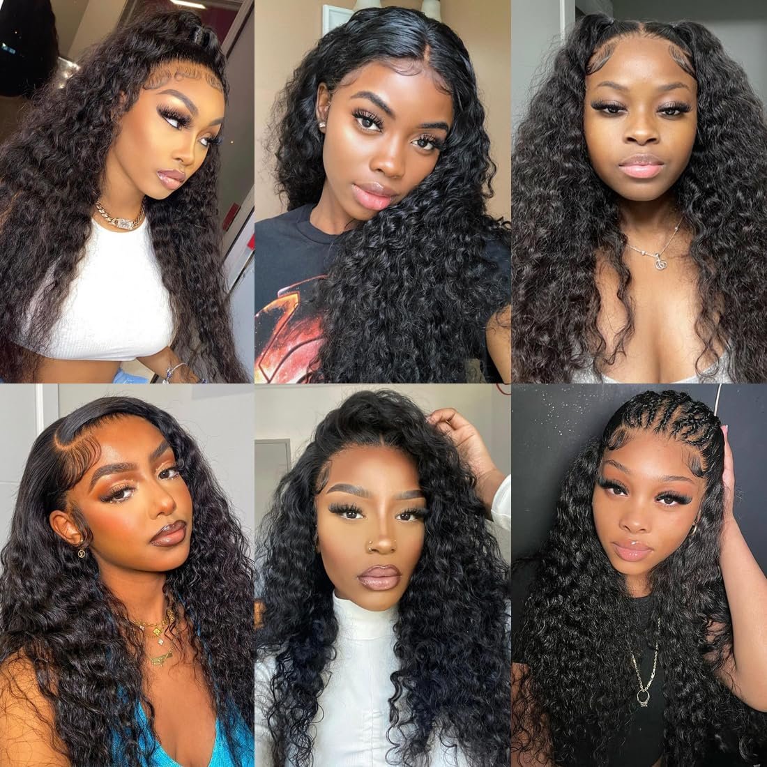 Wholesale Price Wear And Go Pre Plucked Deep Curly Human Hair Wigs Glueless Cuticle Aligned Lace Frontal Wigs 6x4 For Women
