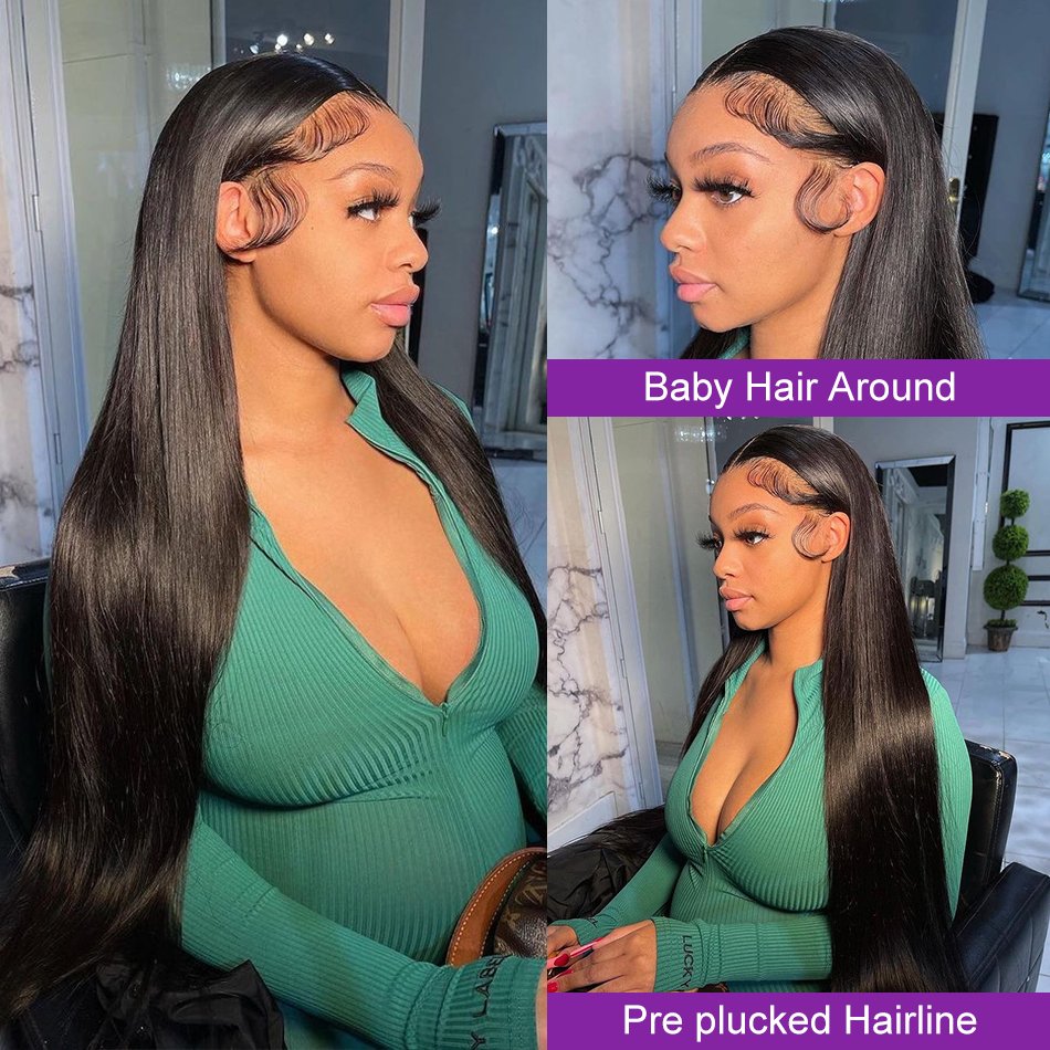 Wholesale 10A Raw Virgin Cuticle Aligned Bone Straight Brazilian Human Hair unprocessed 13x4 hd Lace Frontal Human Hair Wig