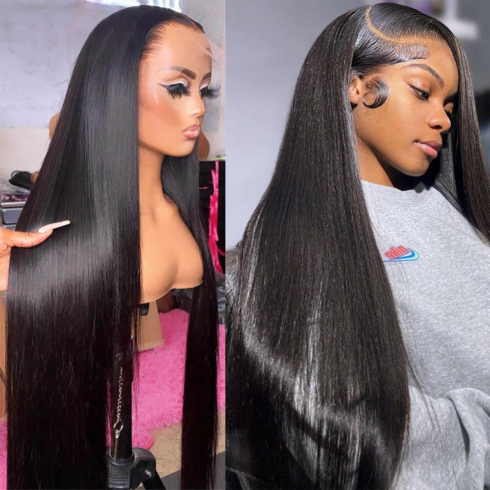 360 Lace Wigs Vendor Hd Transparent Lace Frontal Wig 13x4 Lace 100% Virgin Human Hair 180% Perruque Full Human Hair Wig