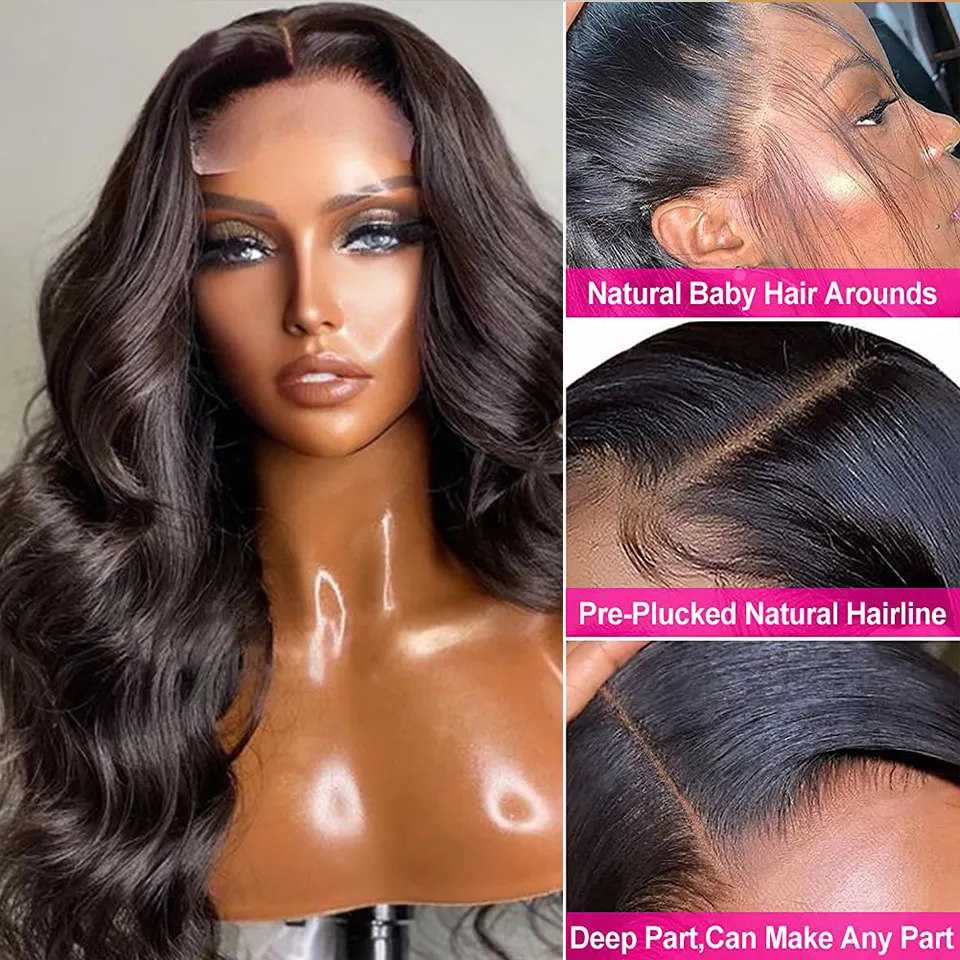 38 40 28 inch glueless full lace human hair wig,perruques-naturel cheveux humain,transparent lace frontal wig for black women
