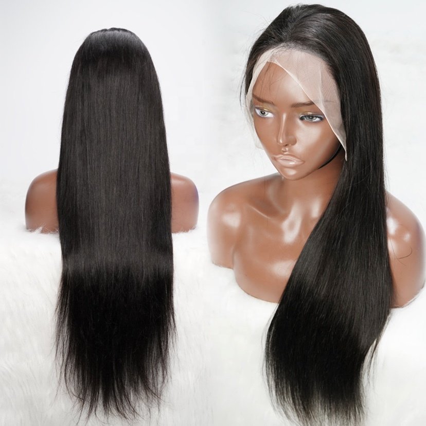 38 40 28 inch glueless full lace human hair wig,perruques-naturel cheveux humain,transparent lace frontal wig for black women
