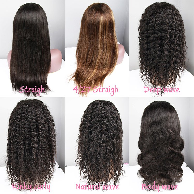 Guangzhou Guarantee Brazilian Water Wave Lace Front Human Hair Wigs With Baby Hair No Tangle No Shedding