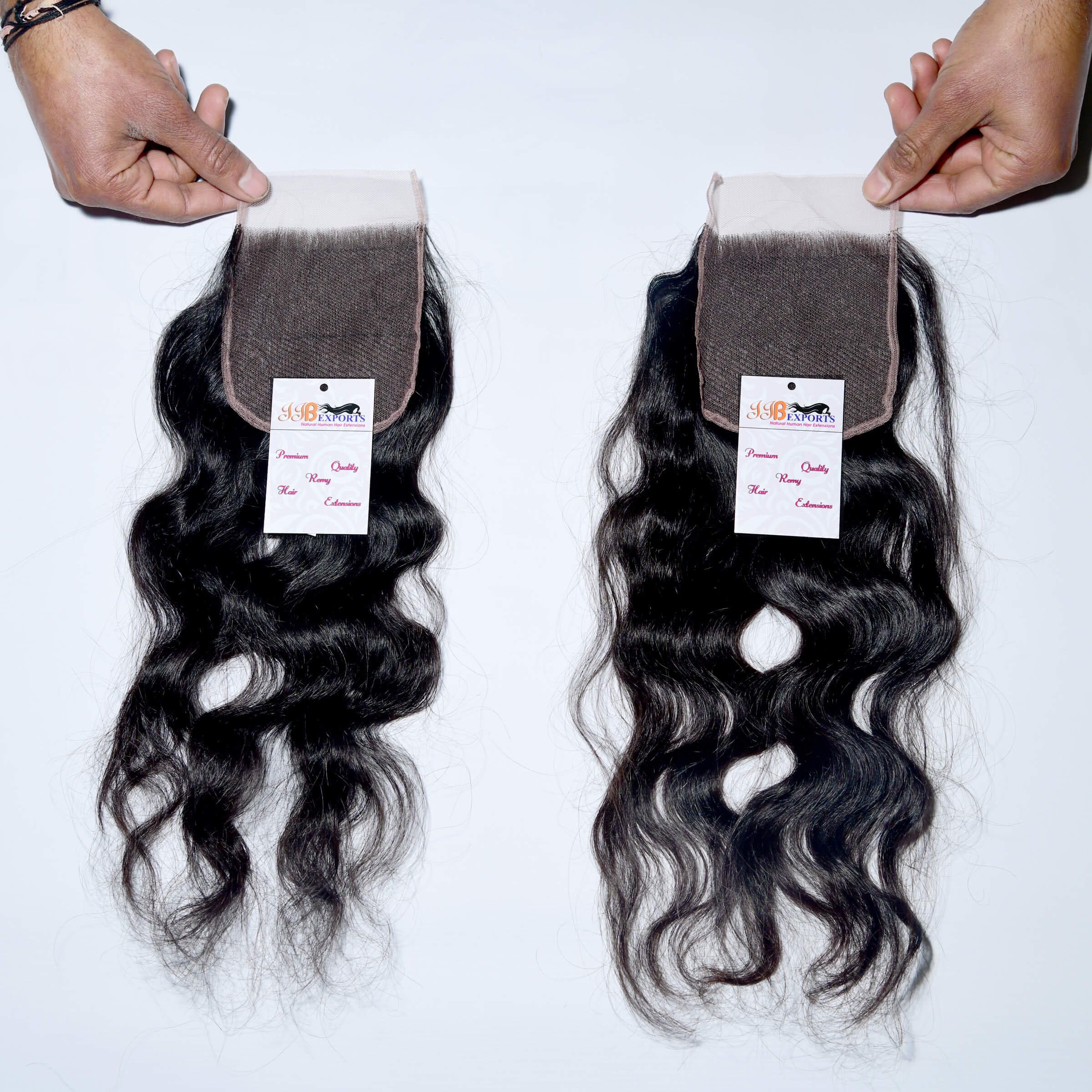 Transparent Swiss Film Lace Raw INDIAN Temple Hair, Raw Natural Wave Hair WEAVING HD Lace Closure ALL Colors available