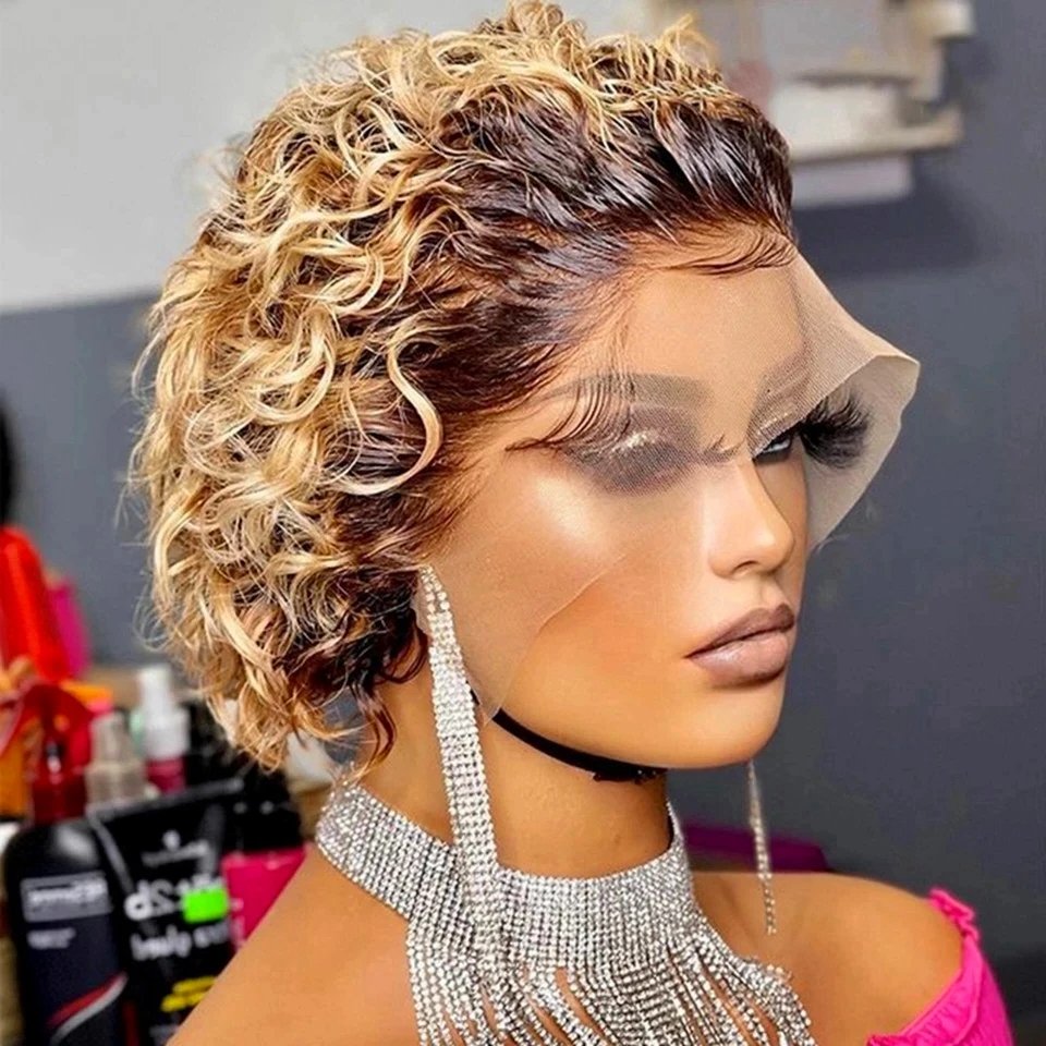 Wholesale 100% Brazilian Hair Short Machine Made Wig Afro Kinky Curly Wig Natural Color Virgin Human Hair Wigs For Black Women