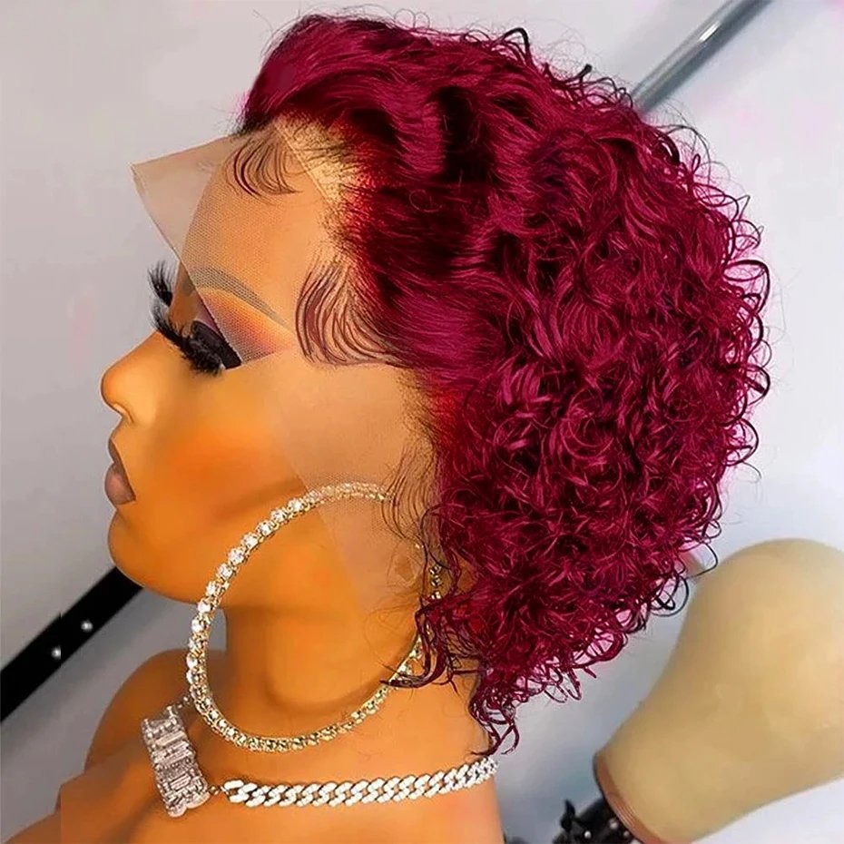 Wholesale 100% Brazilian Hair Short Machine Made Wig Afro Kinky Curly Wig Natural Color Virgin Human Hair Wigs For Black Women