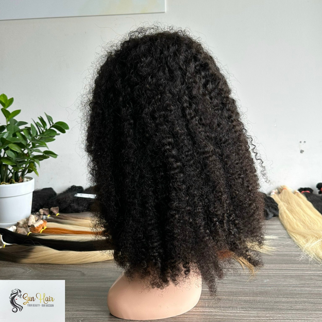 Sun Hair Company Wholesale Hot Fashion Burmese Curly Front Closure Lace Wig Glueless 100% Vietnamese Human Hair Extensions