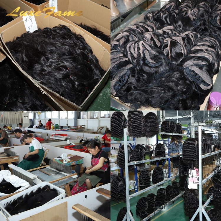30 32 Inch Deep Wave 13x6 Transparent Lace Front Human Hair Wigs Brazilian Water Curly 200 density Frontat Wigs For Women