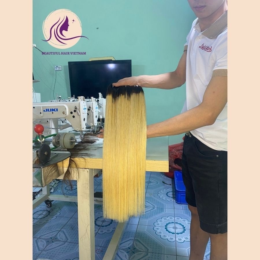 Stunning Blonde Hair Extensions Super Shiny Beautiful Blonde Hair Soft No Tangle Cheap Human Hair, Hair Bundles, Peruvian Hair