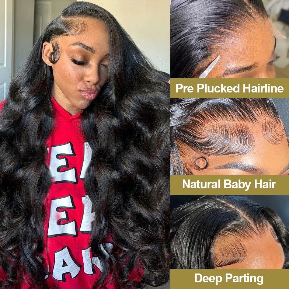 Body Wave 13x4 HD Lace Front Human Hair Wigs Manufacturer Wholesale Real HD Raw Virgin Remy Hair For Women