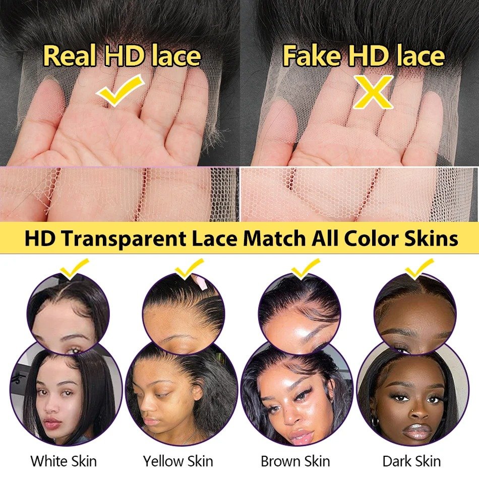 Body Wave 13x4 HD Lace Front Human Hair Wigs Manufacturer Wholesale Real HD Raw Virgin Remy Hair For Women