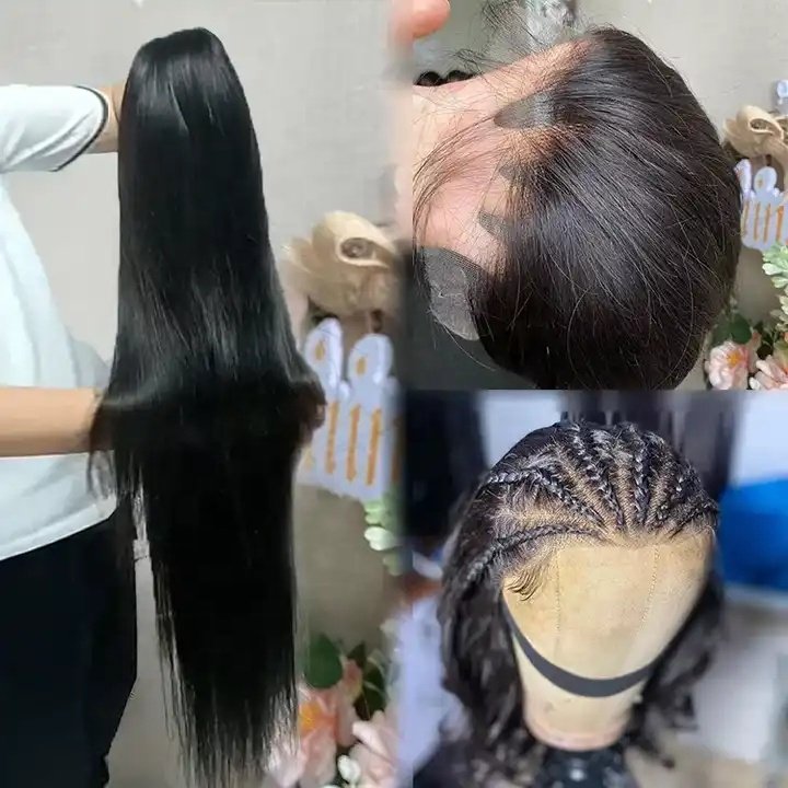 Wholesale Full Lace Human Hair Wigs For Braiding Hair Glueless Braids Wig Brazilian Human Hair Wigs for Black Women
