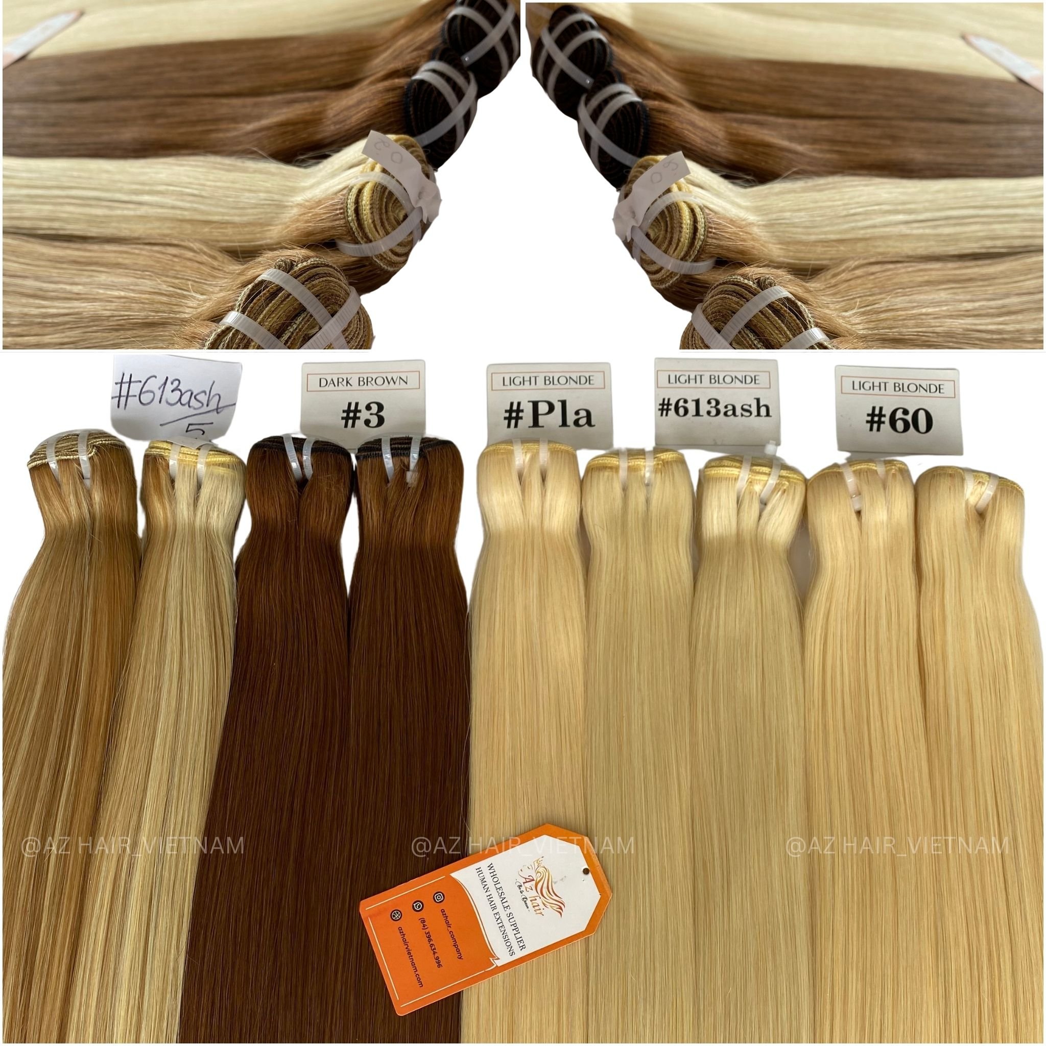 Hot Selling Wholesale Factory Price Weft Hair Extensions 100% Human Raw Vietnamese Hair Remy Virgin Weft Hair