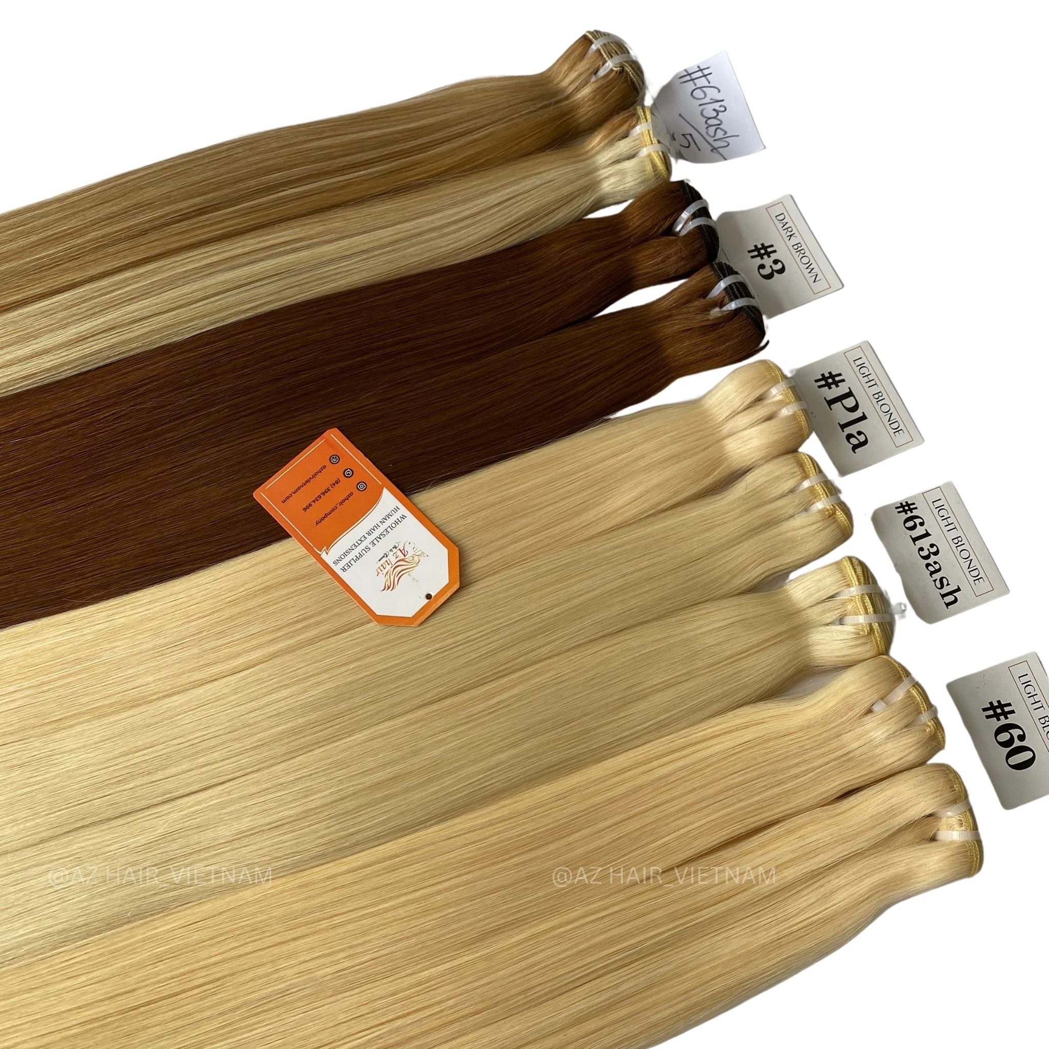 Hot Selling Wholesale Factory Price Weft Hair Extensions 100% Human Raw Vietnamese Hair Remy Virgin Weft Hair