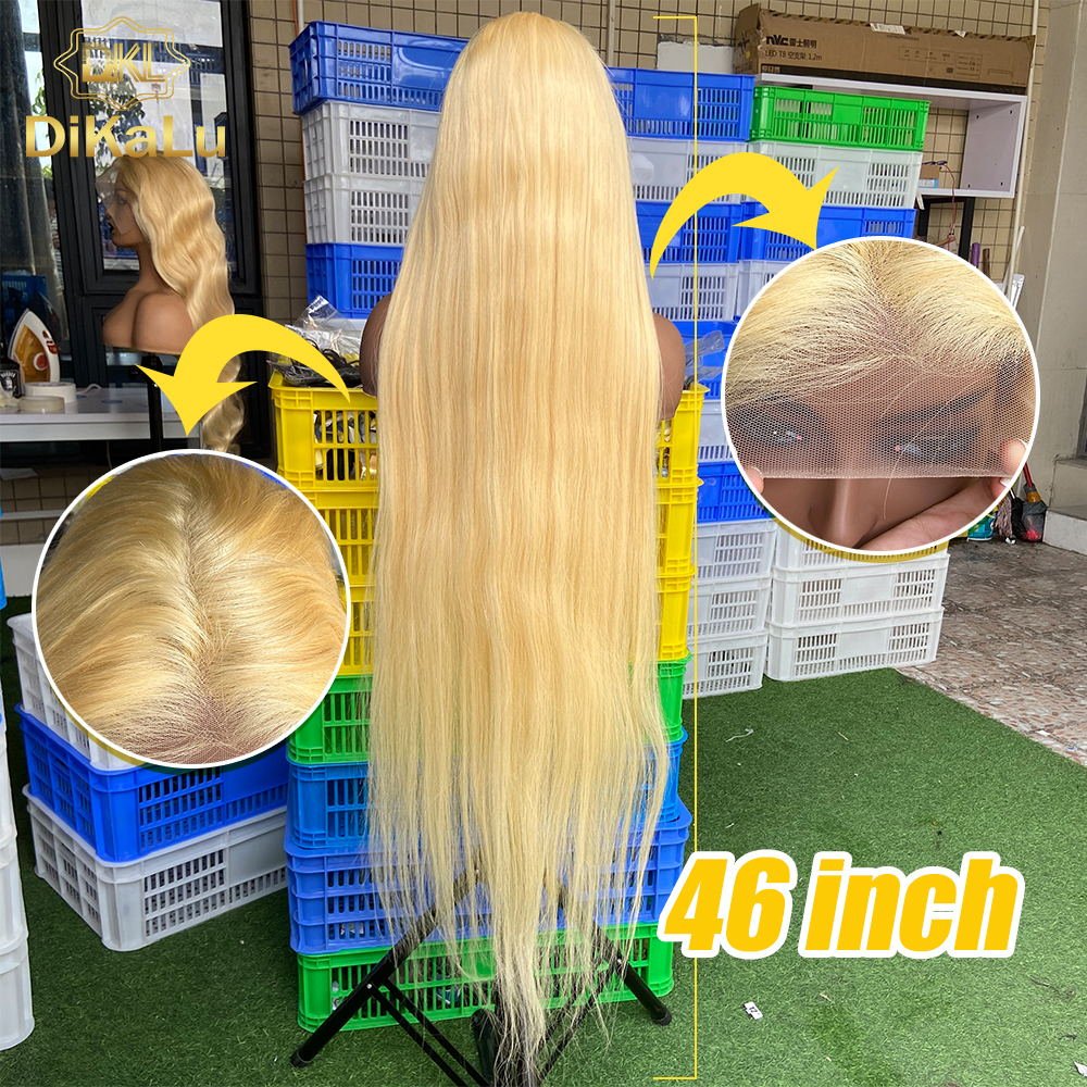 Highest Quality Cheap 613 Virgin Hair Wigs Human Hair Blonde HD Lace Front Wigs Natural 100% Human Hair Wig