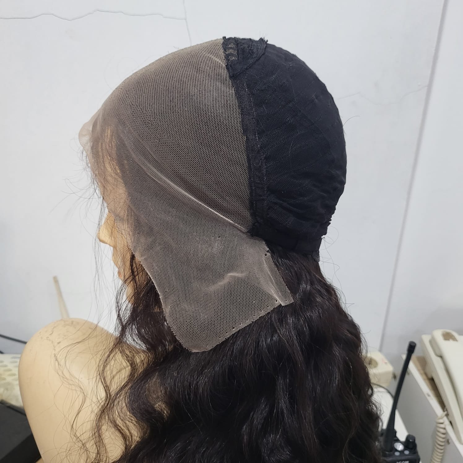 Swiss lace frontal wig 13x4 Human hair wigs Natura straight hair cuticle aligned tangled free soft and shiny