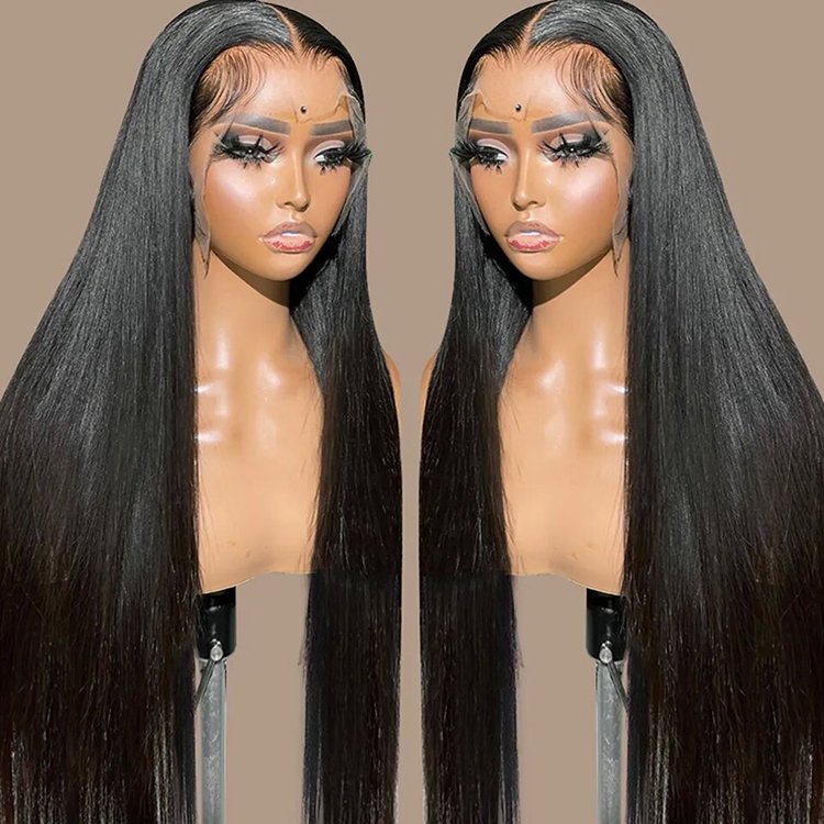 Wear and go human hair wig 6X5 HD lace frontal cuticle aligned hair Indian lace wigs, Thin HD lace frontal wigs for black women