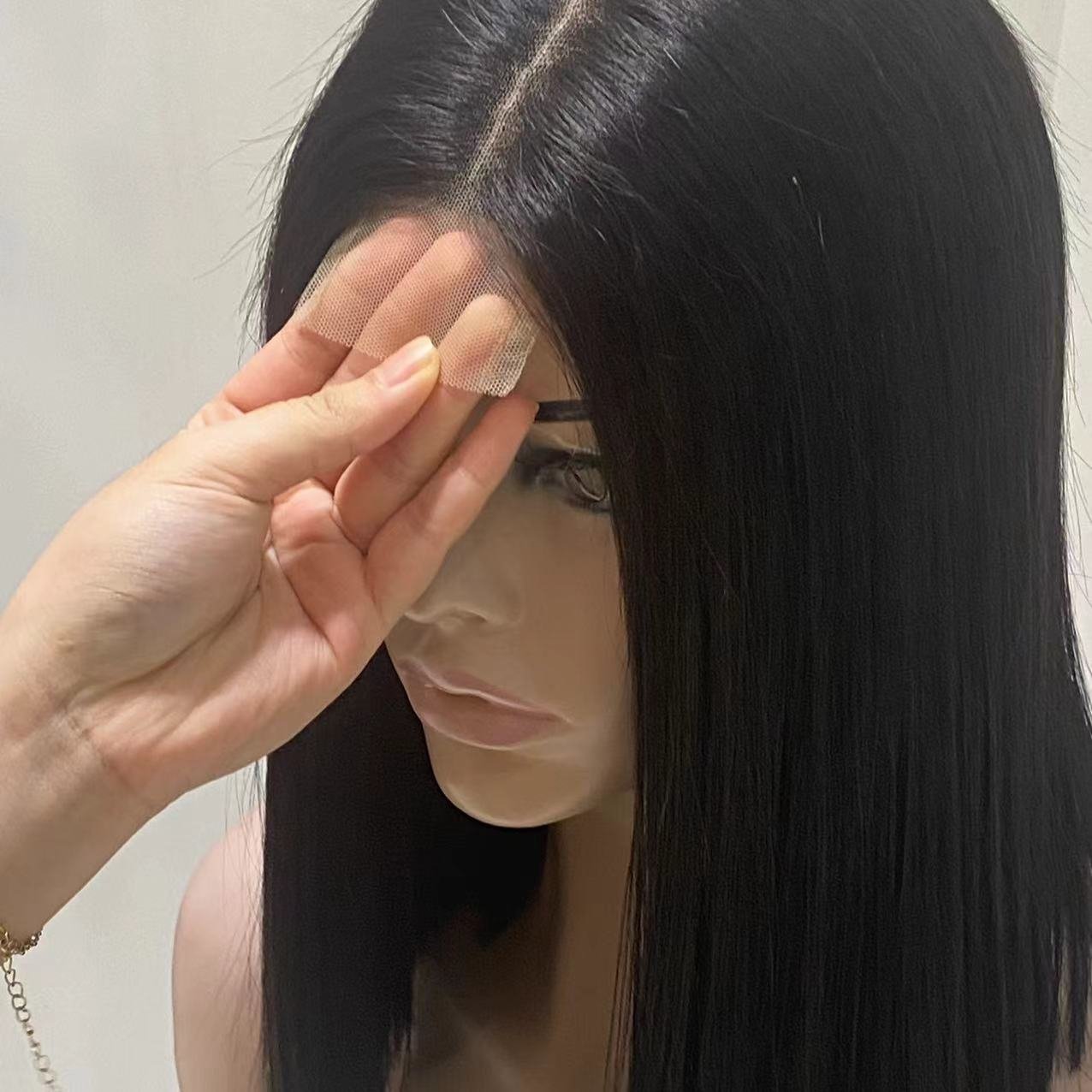 Ruyi Best Transparent Full Lace Human Hair Wig,Human Hair Frontal Lace Wig, Raw Virgin Hair Wig pelucas cabello humano
