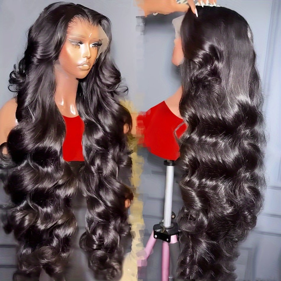 200% Body Wave Frontal Wig 13x6 Hd Lace 30 40inches Glueless Wig Human Hair Ready to Wear 13x4 Curly Wig Human Hair