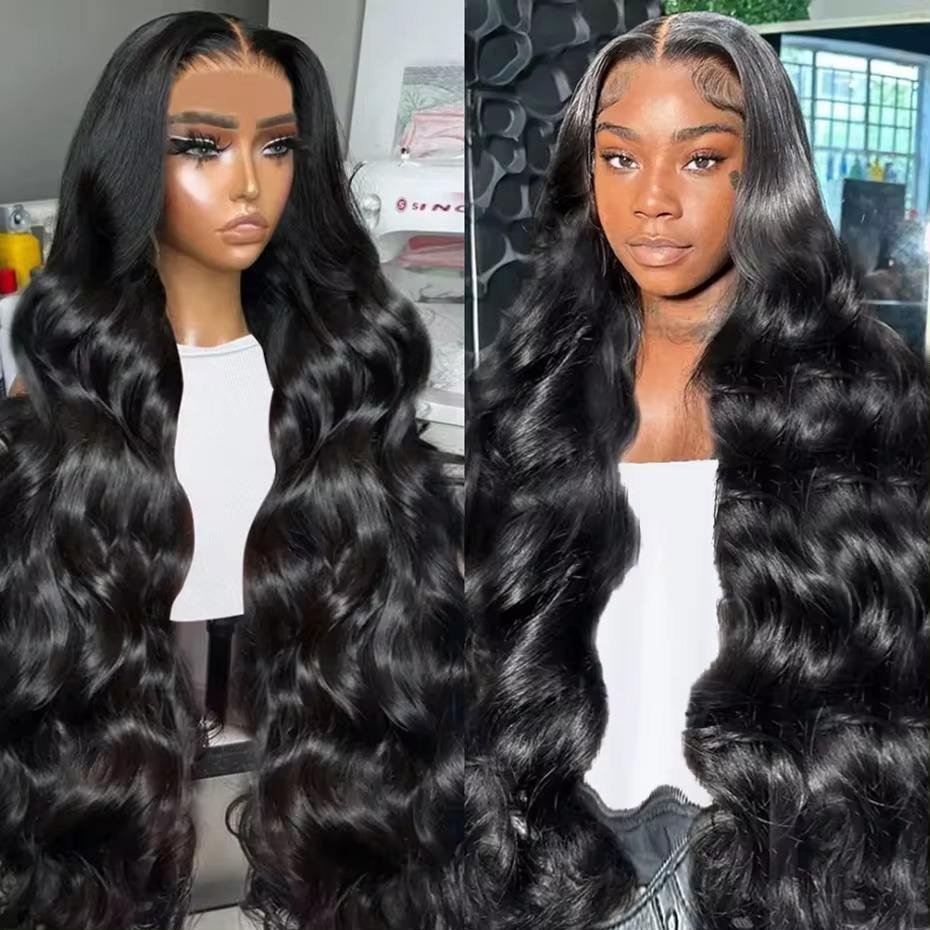 200% Body Wave Frontal Wig 13x6 Hd Lace 30 40inches Glueless Wig Human Hair Ready to Wear 13x4 Curly Wig Human Hair