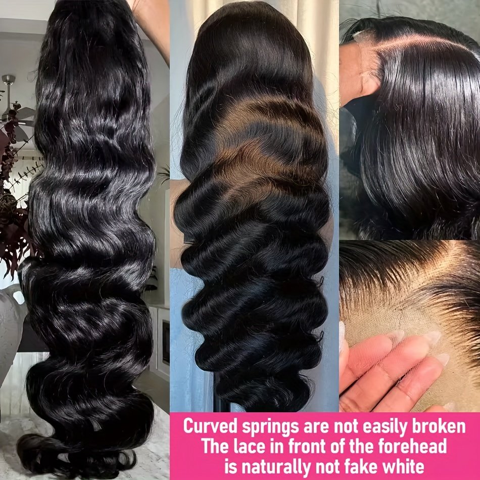 200% Body Wave Frontal Wig 13x6 Hd Lace 30 40inches Glueless Wig Human Hair Ready to Wear 13x4 Curly Wig Human Hair