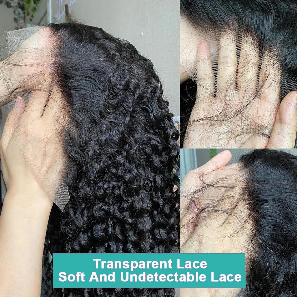 Glueless Full Hd Lace Wigs For Black Women Kinky Curly Lace Front Wigs Raw Vietnamese Hair Natural Human Hair Wig with Frontal