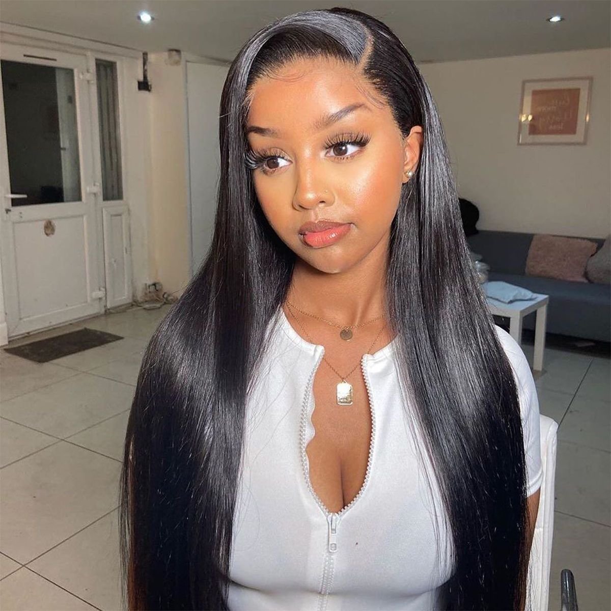 Glueless Cuticle Aligned 613 Afro Kinky Pixie Cut Long Short Transparent HD Full Lace Lace Front Human Hair Wig With Baby Hair