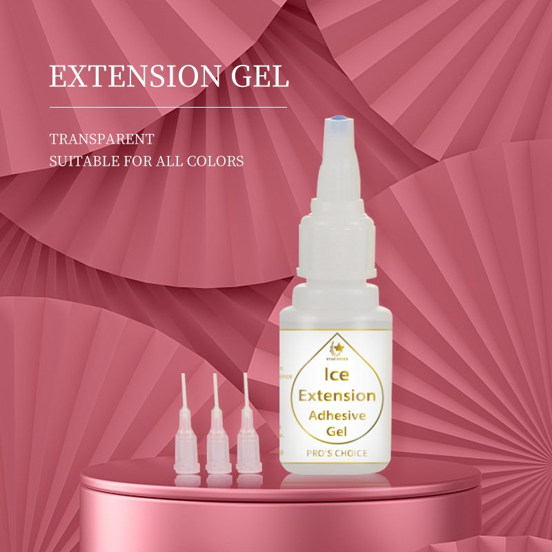 Waterproof ice hair extension adhesive remover gel extension vendors human hair glue hair extension tools