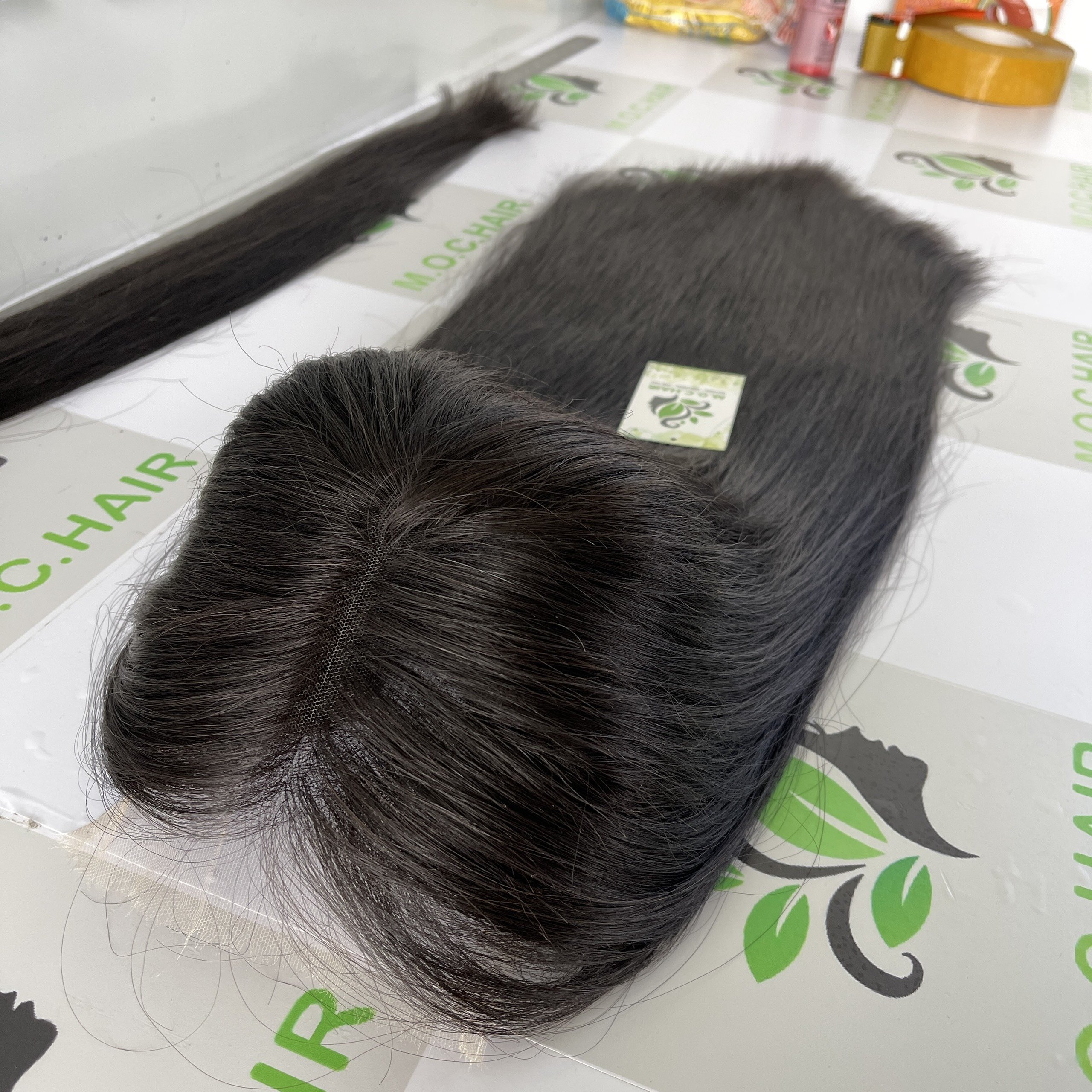 Wholesale 6x6 black full lace pre-plucked women wig 100% vietnamese natural straight human hair bone straight