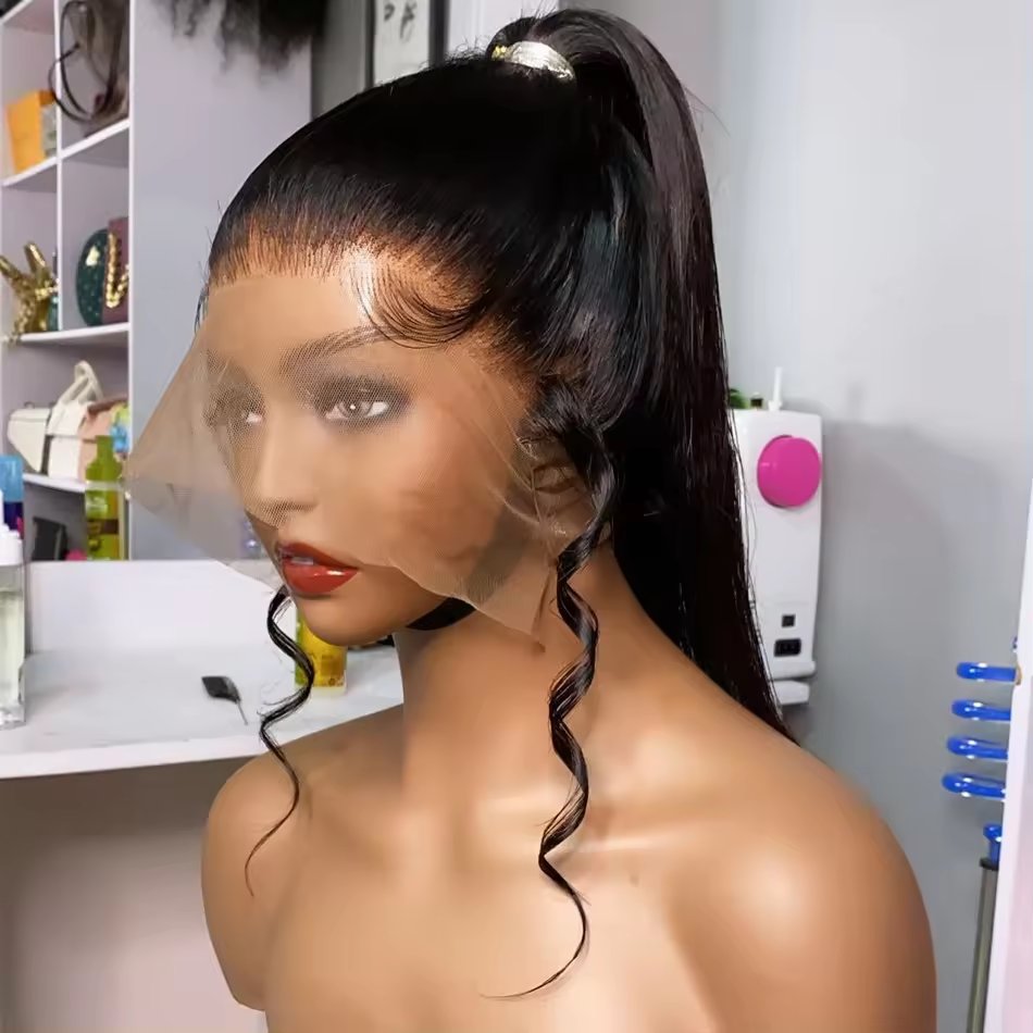 Cheap Human Hair Lace Front Wigs For Black Women Raw Brazilian Hair 360 HD Lace Frontal Wigs Full Lace Human Hair Wigs