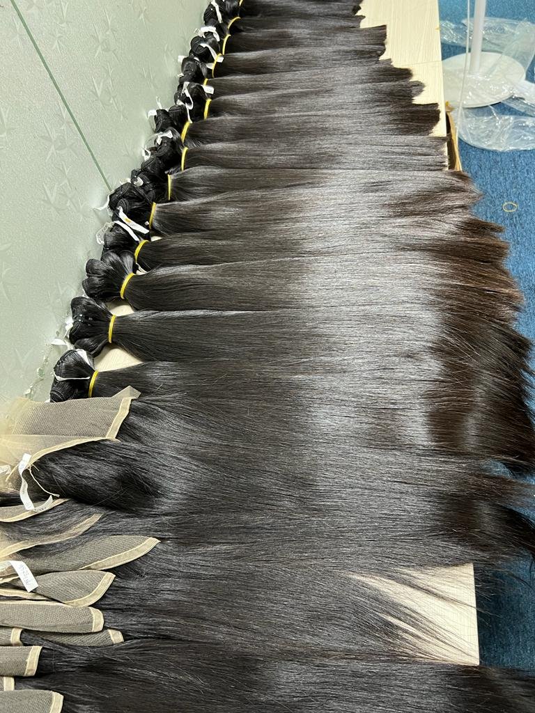 BoneStraight hair Best price and quality raw human hair straight vietnamese luxury cuticle aligned hair