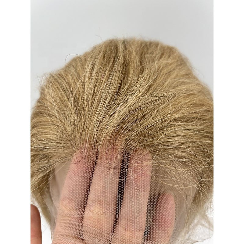 16inch strawberry blonde color 27 straight human hair full lace wigs for fashion chemotherapy women