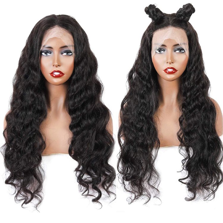 Brazilian human hair lace front wigs with Virgin hair 200% density human hair wigs