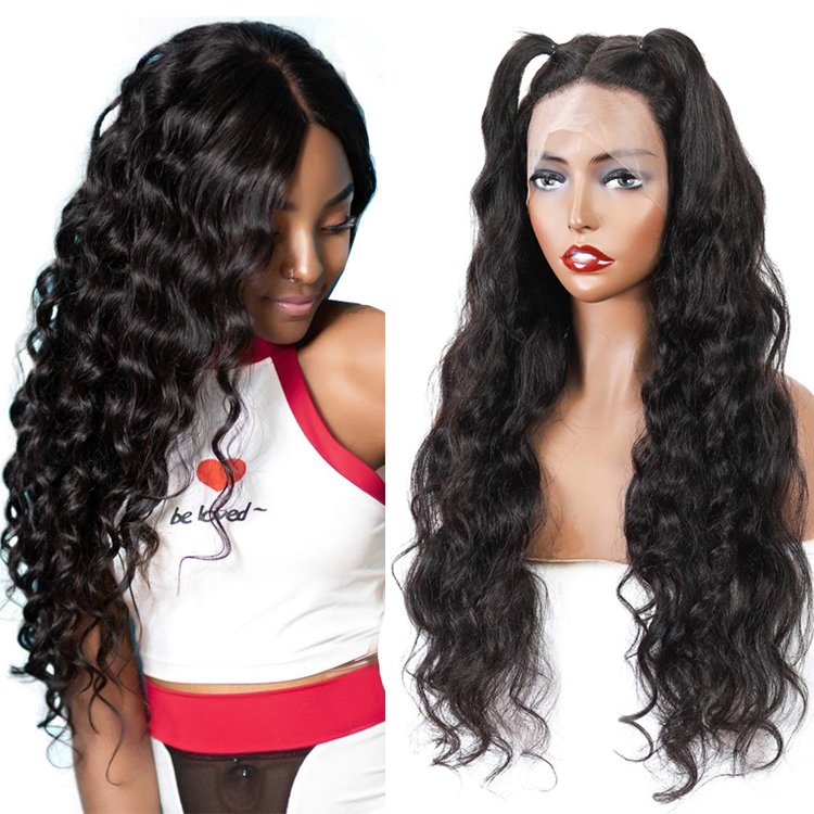 Brazilian human hair lace front wigs with Virgin hair 200% density human hair wigs