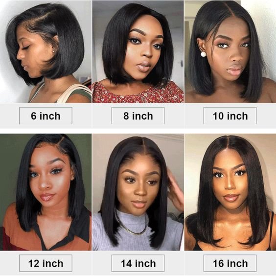 Short Bob Swiss Lace Front Human Hair Wigs Indian Hair Human Wig Short Bob Wig For Black Women