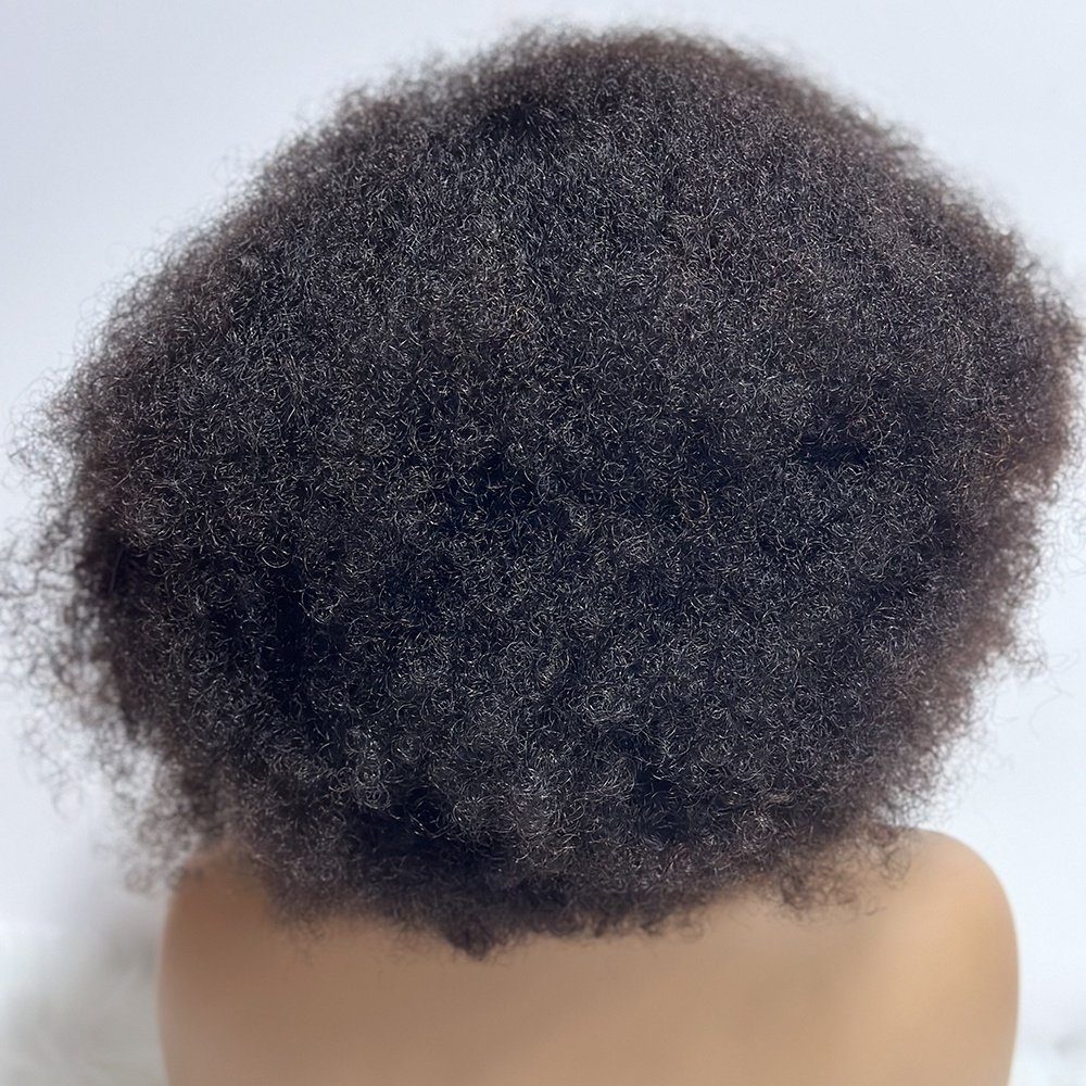 Wholesale Kinky Curly Front Lace Human Hair Wig Natural lace front closure raw human hair wig afro kinky curly wig