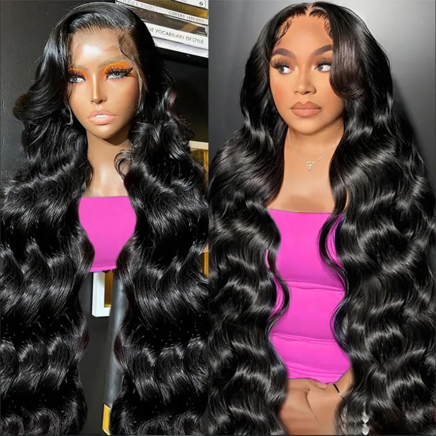 Glueless Ready to Wear Pre Plucked Wigs No Glue 13X4 HD Lace Pre Cut Wig Wear and Go Glueless Original Brazilian Human Hair Wigs